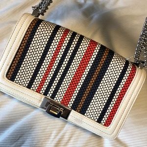 Sam Edelman White Leather Satchel